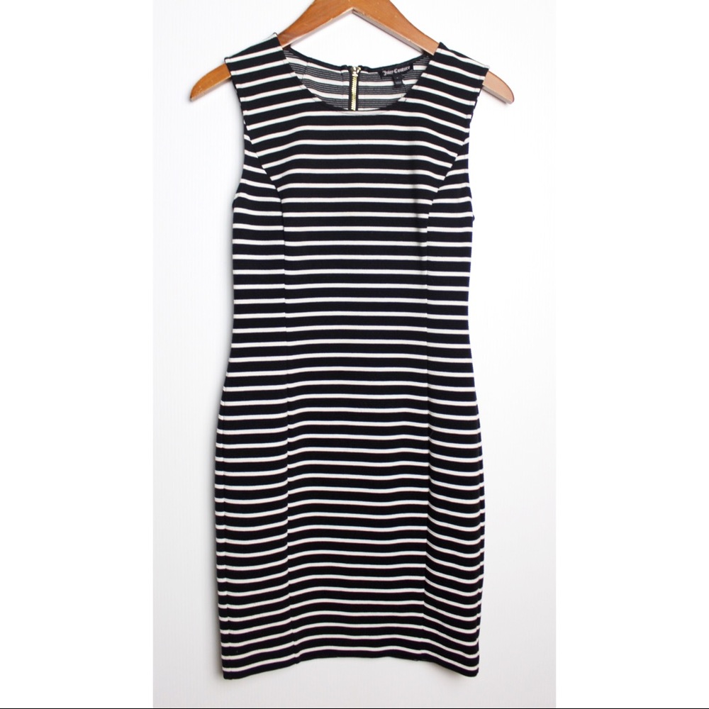 Juicy Couture BodyCon Dress Back Gold Zipper